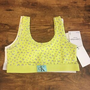 Calvin Klein medium training sports bra butterfly